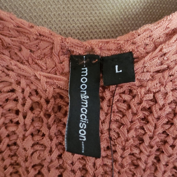 Moon & Madison Jr Knit Crop Tank Top - Clay - Picture 2 of 4